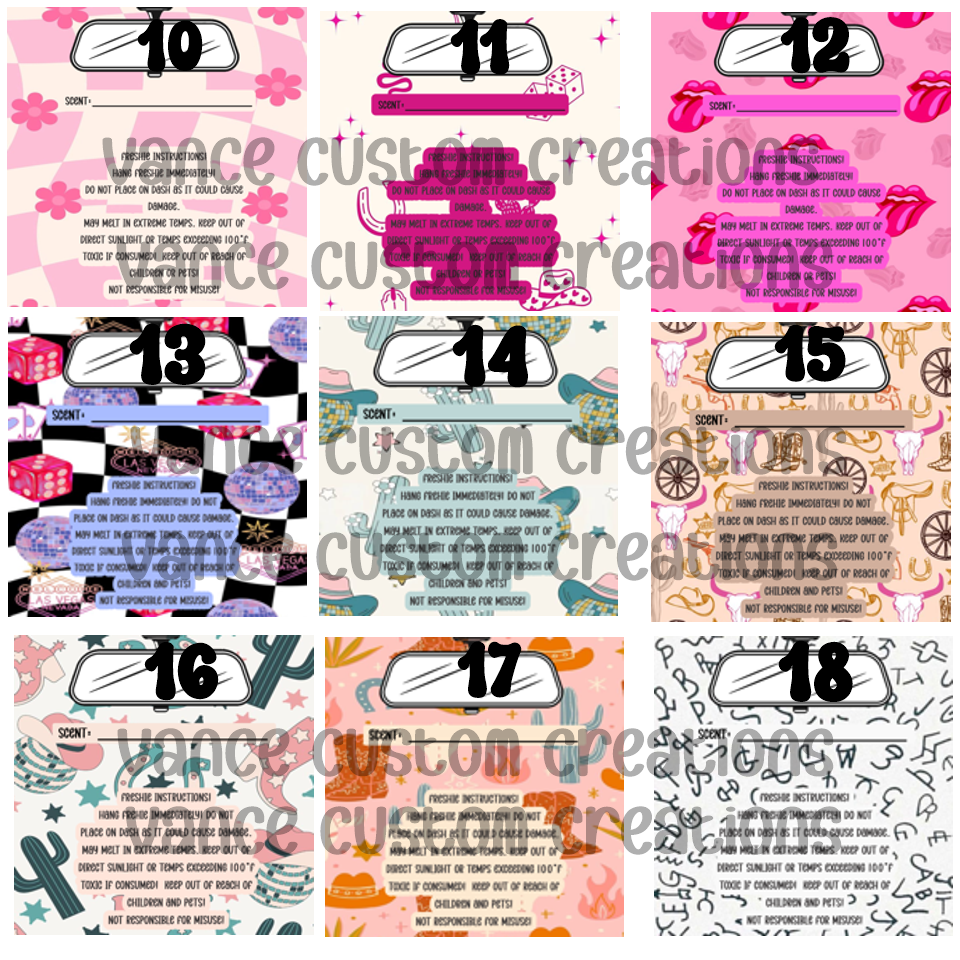 Freshie Bag Inserts-10pk