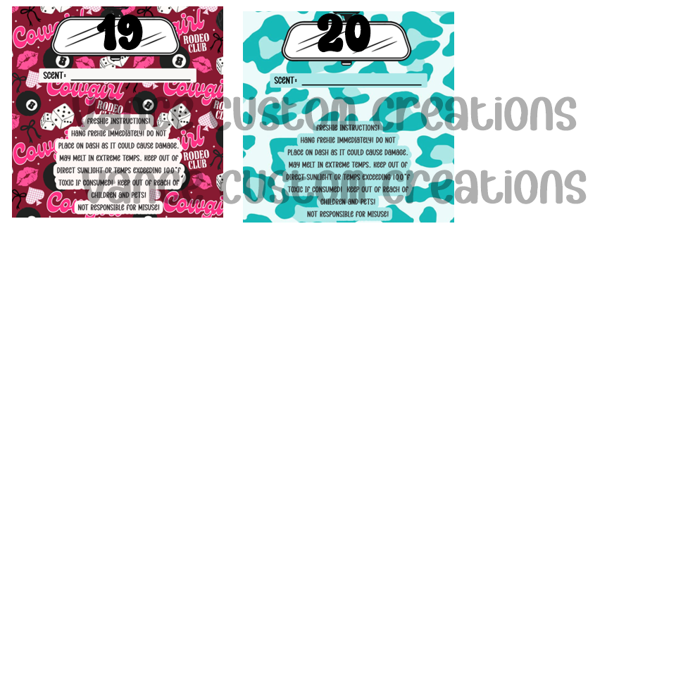 Freshie Bag Inserts-10pk