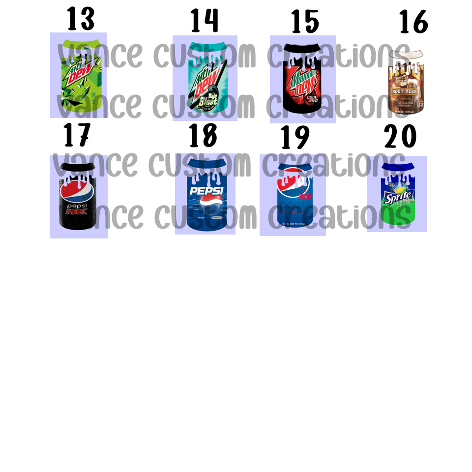 Dripping Can Cardstock-Soda
