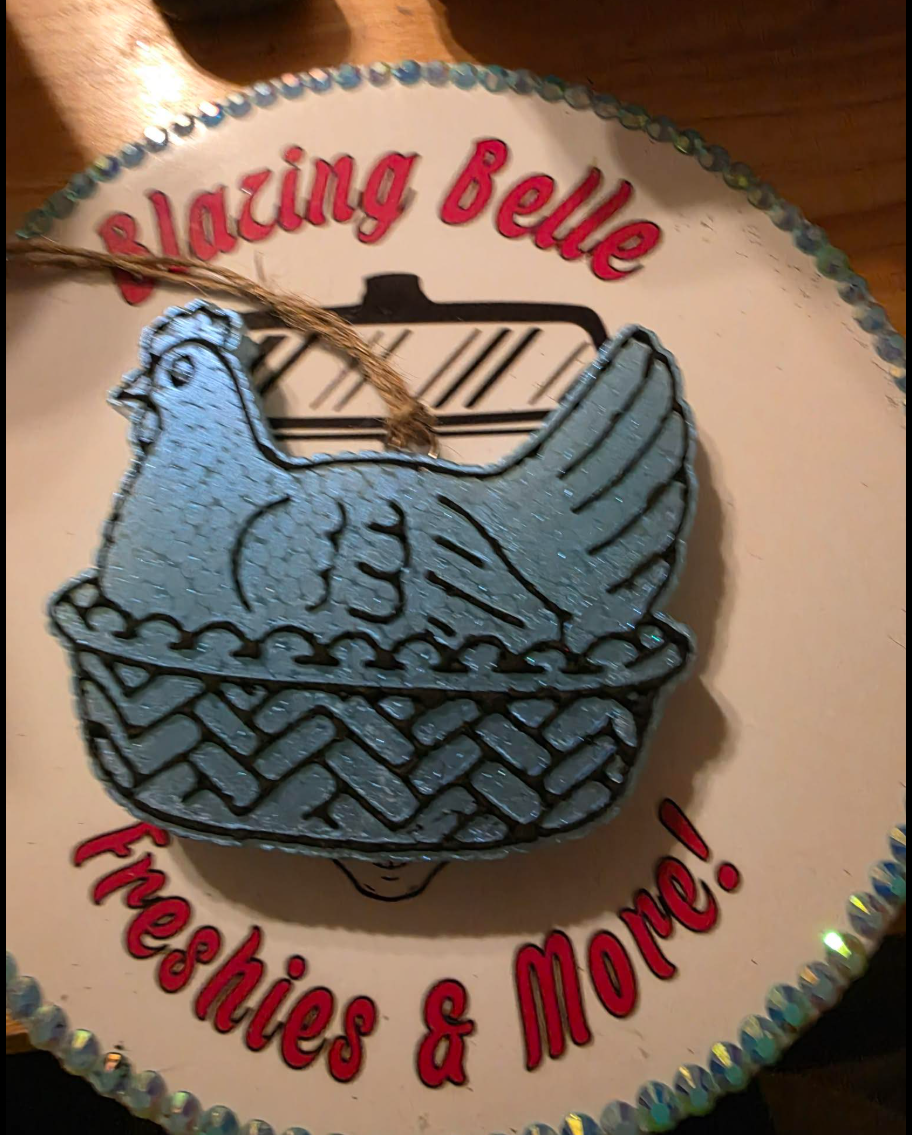 Hen on Nest Freshie Mold