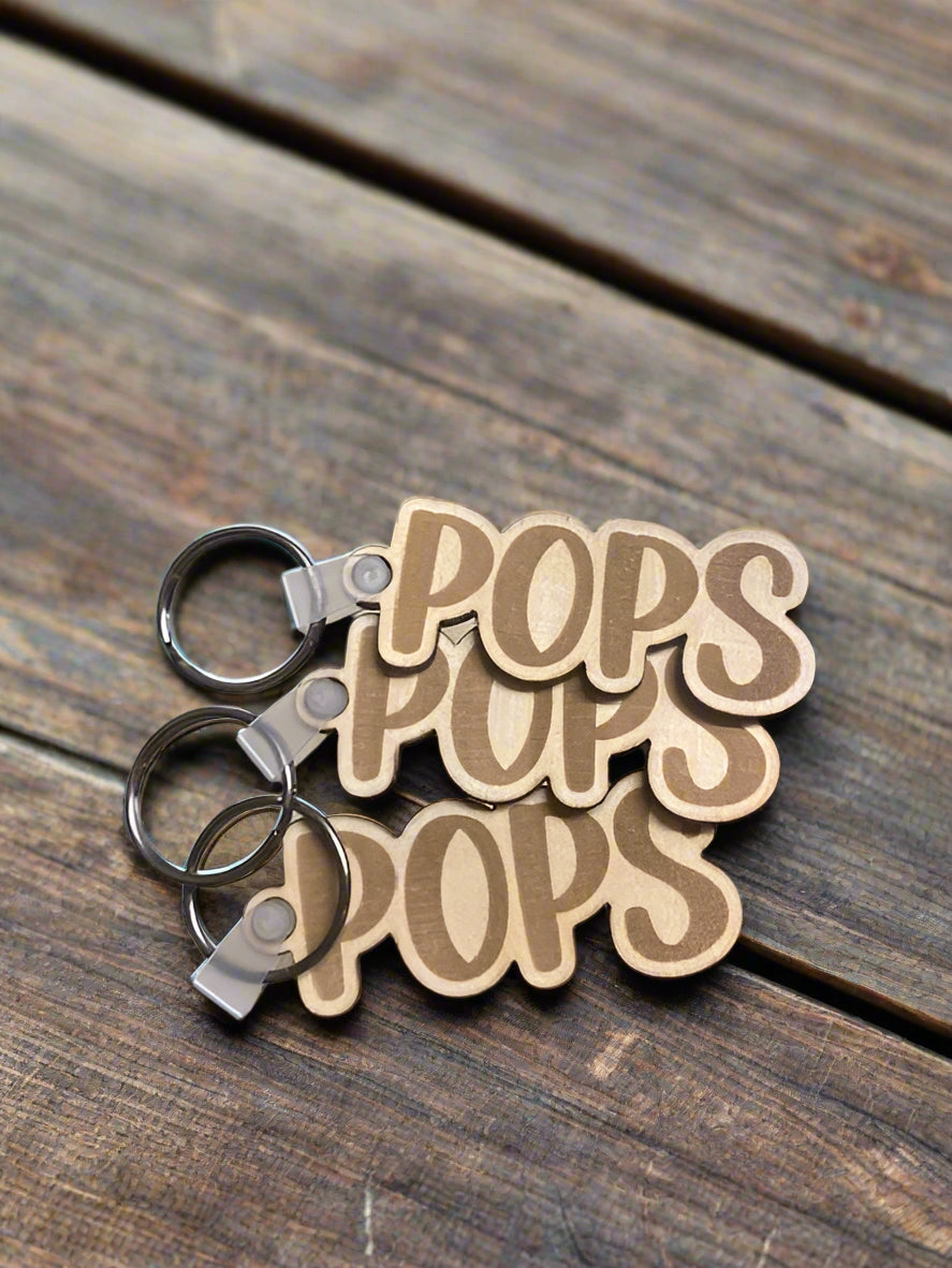 Men's Wooden Keychains
