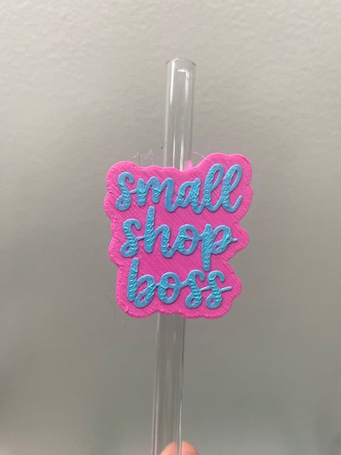 Small Shop Boss Straw Topper