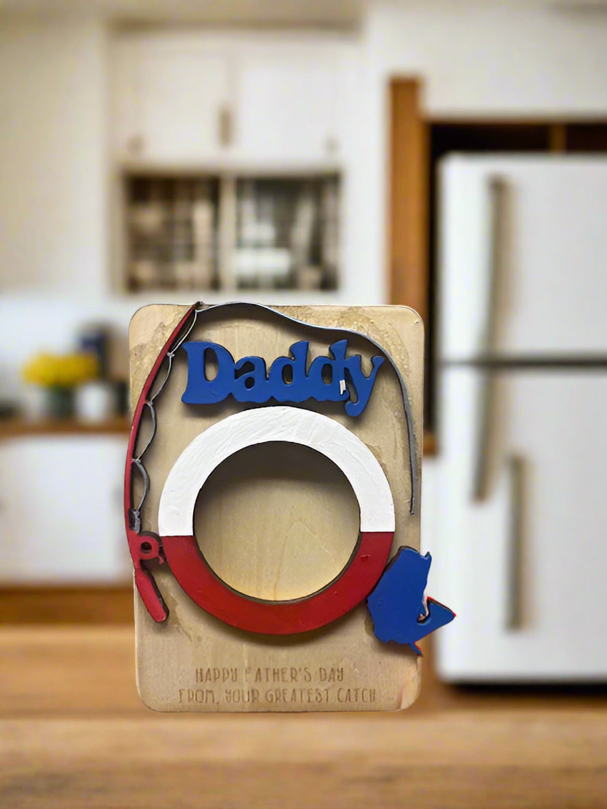 Men's Fridge Magnet Photo Frame