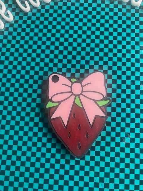 Strawberry with Bow Can Opener