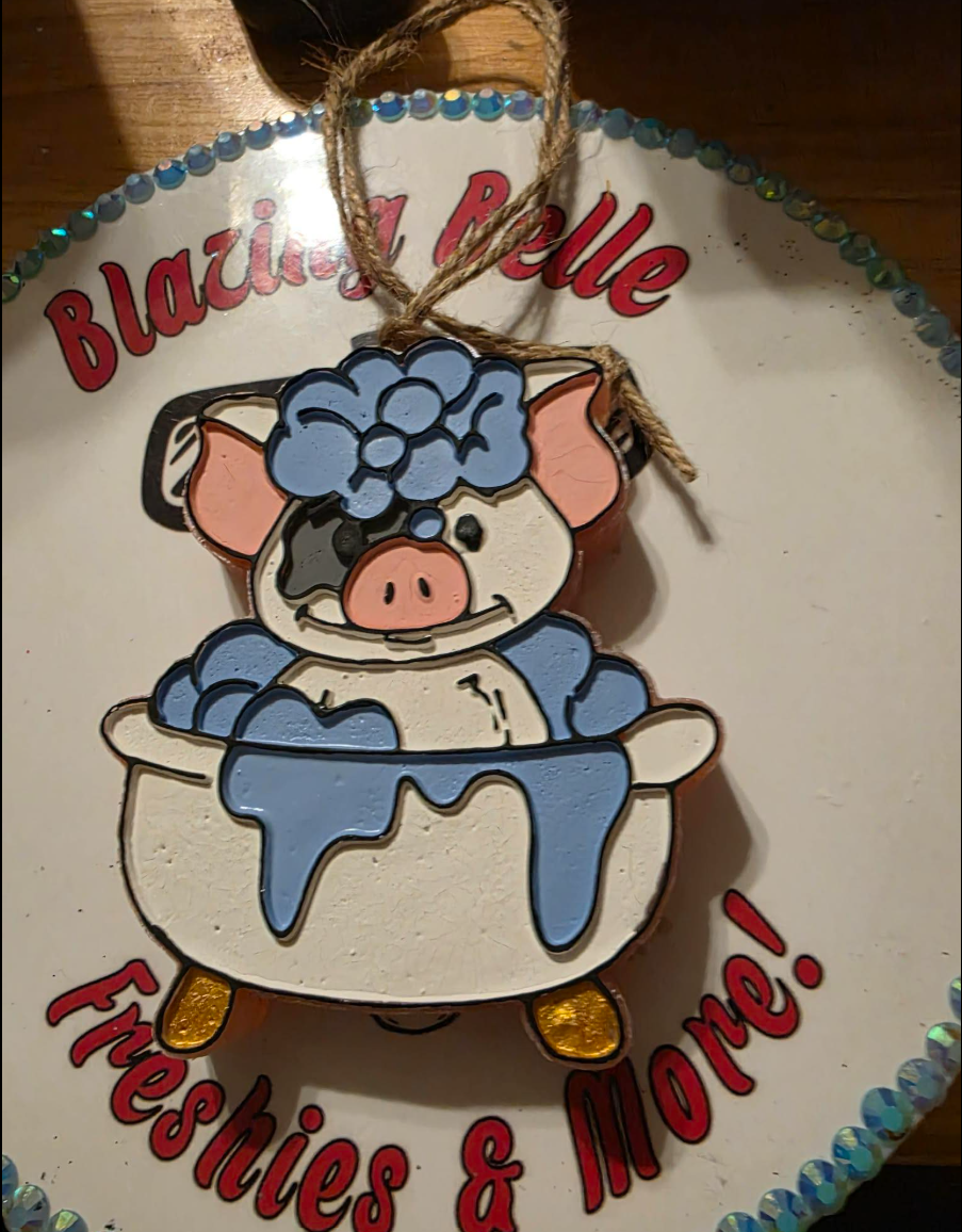 Pig In A Tub Freshie Mold