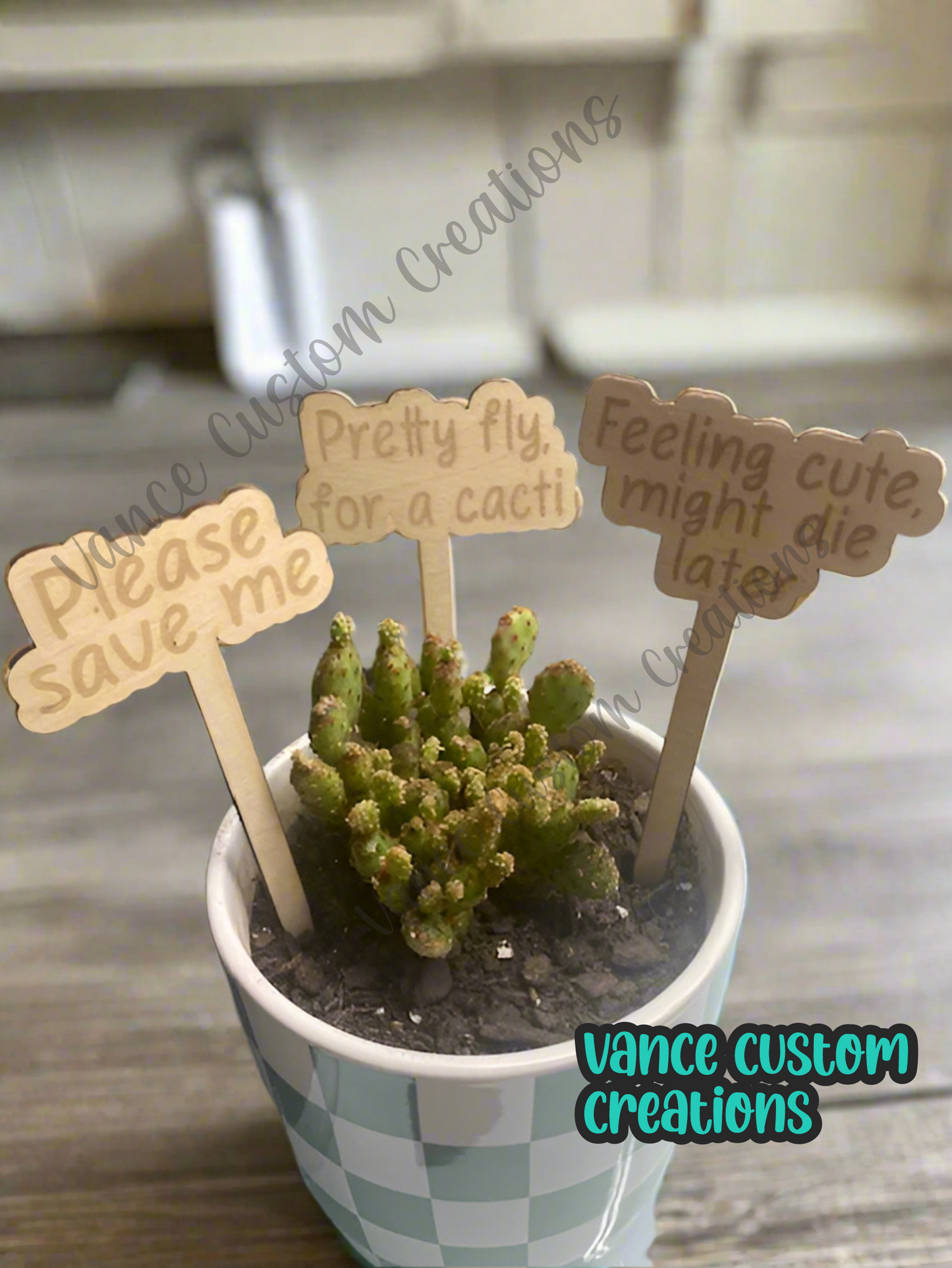 Snarky Plant Stakes