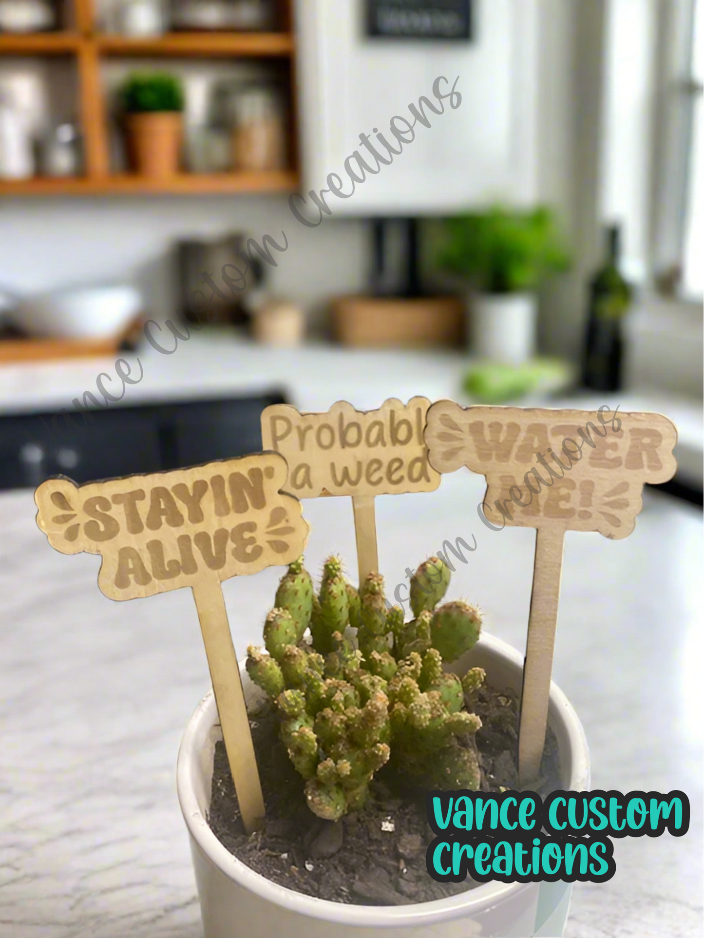 Snarky Plant Stakes