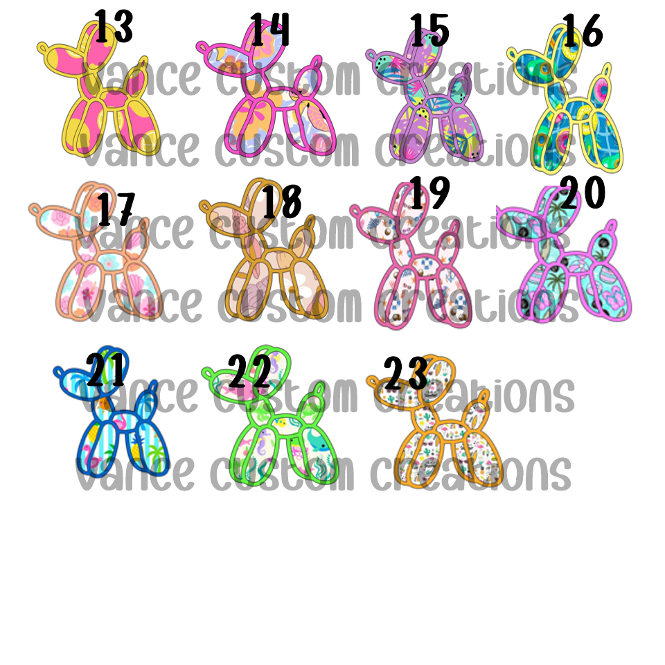 Balloon Dog-Summer Cardstock