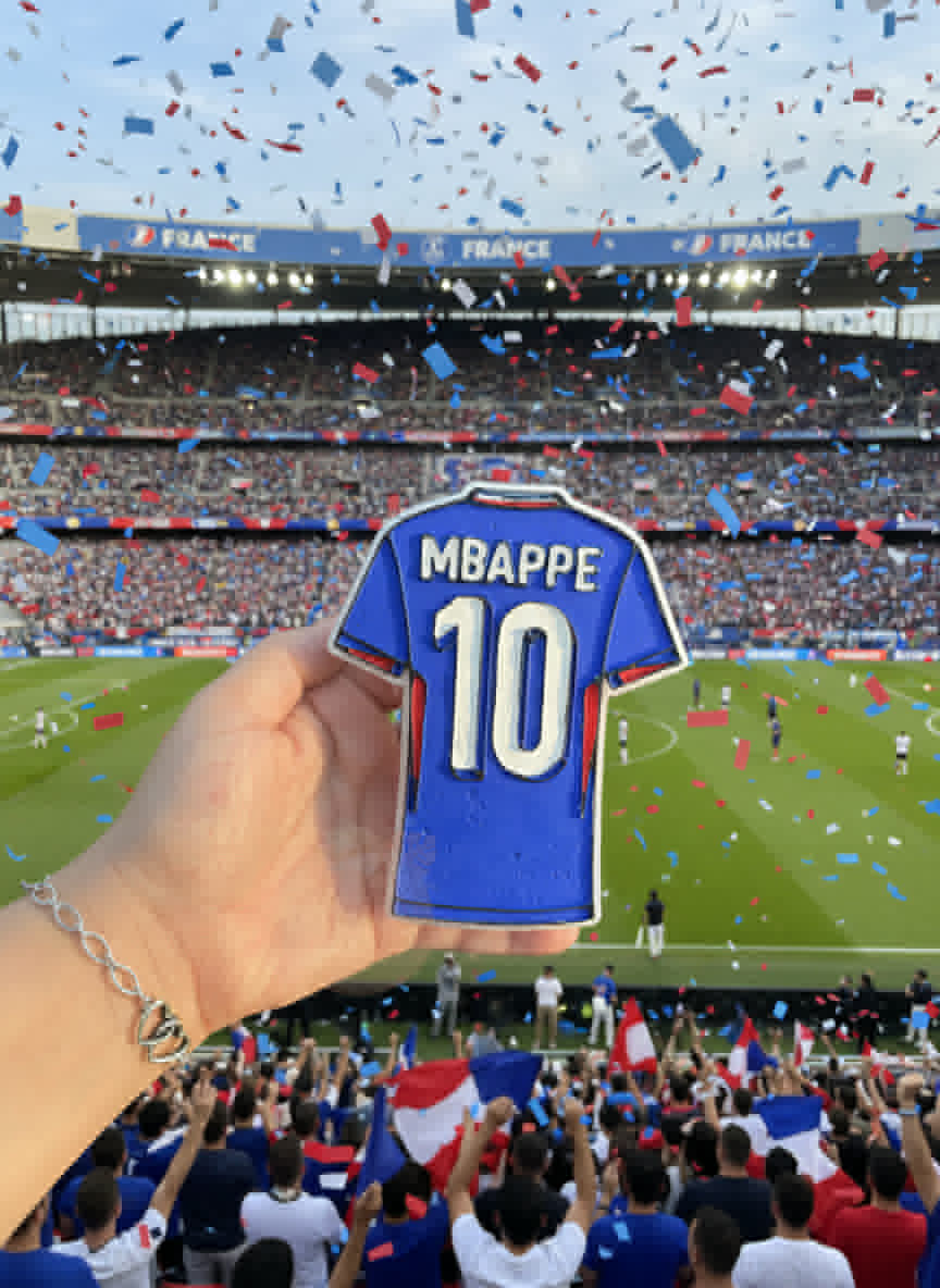 Mbappe Jersey Freshie Mold