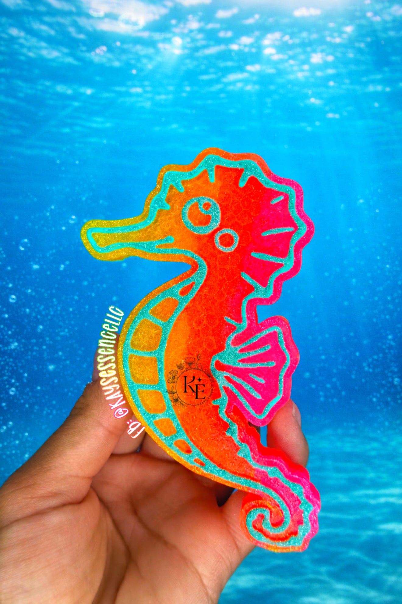 Seahorse Freshie Mold