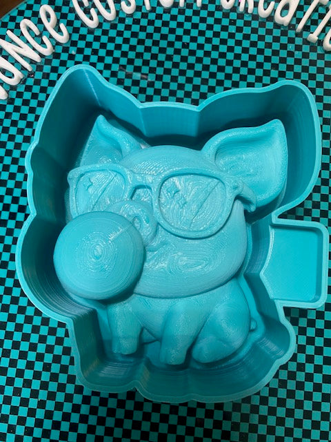 3D Bubblegum Pig Freshie Mold