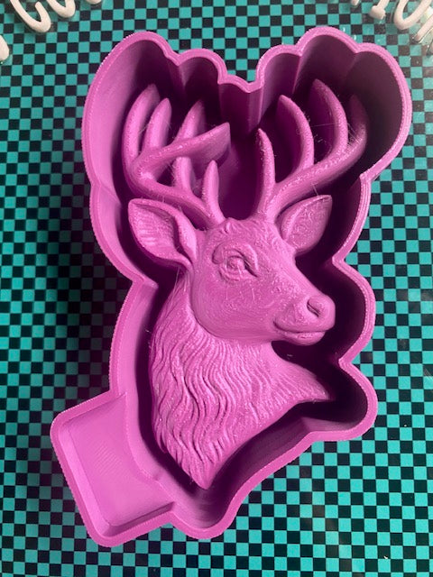 3D Buck Head Freshie Mold