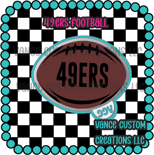 49ers Football Freshie Mold