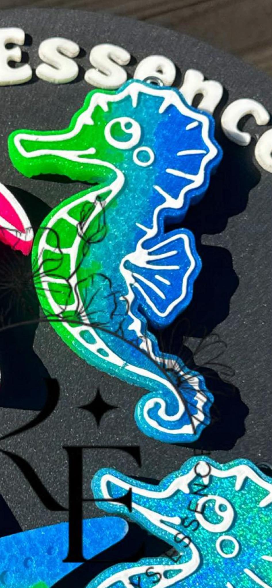 Seahorse Freshie Mold