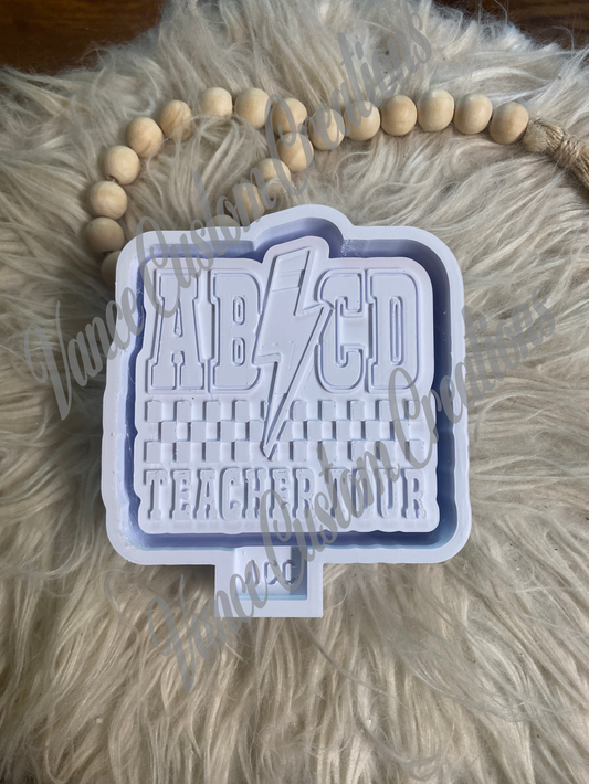 ABC Teacher Freshie Mold