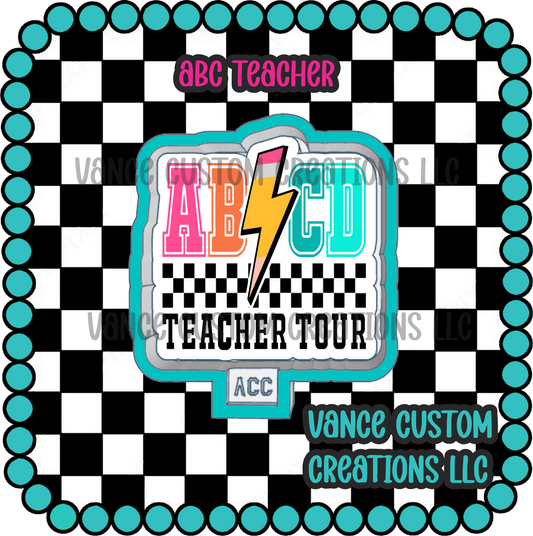 ABC Teacher Freshie Mold
