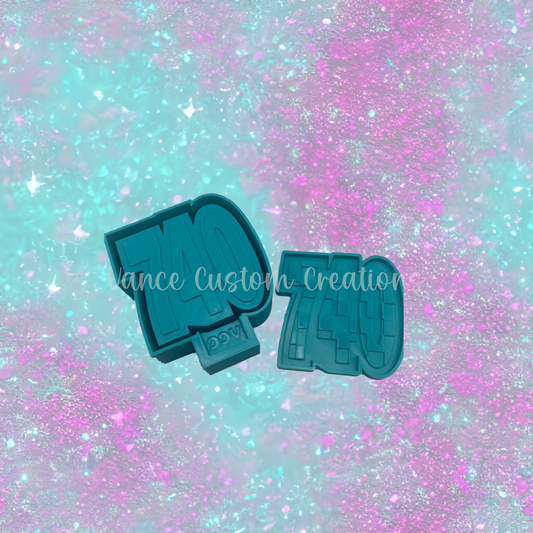 Area Code Freshie Mold & Insert