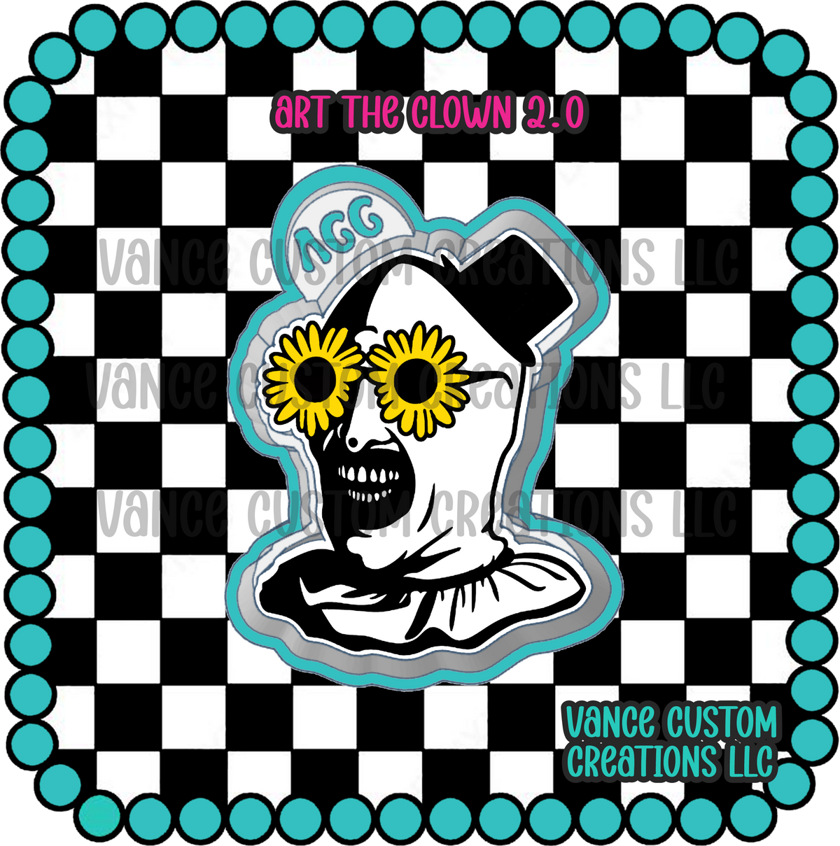 Art the Clown 2.0 Freshie Mold