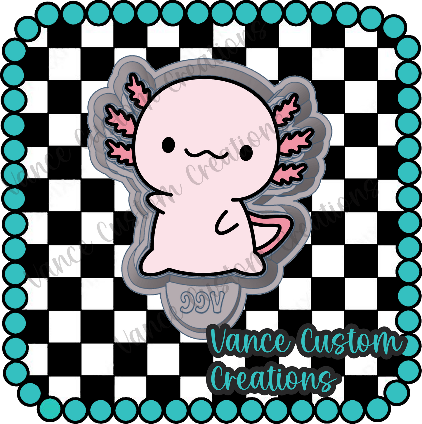 Axolotl Freshie Mold