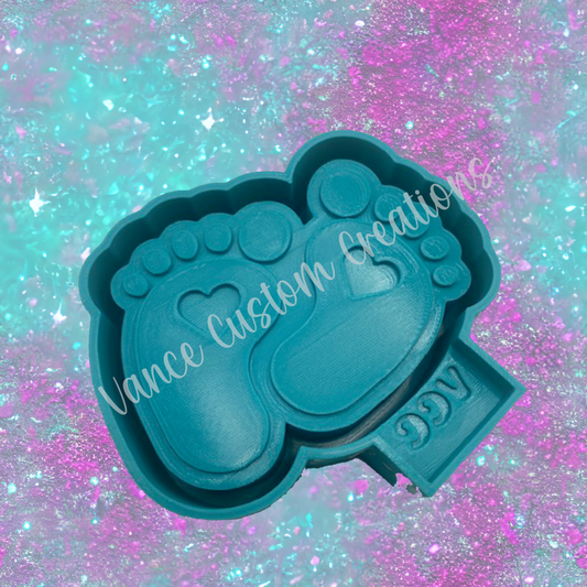 Baby Feet Freshie Mold
