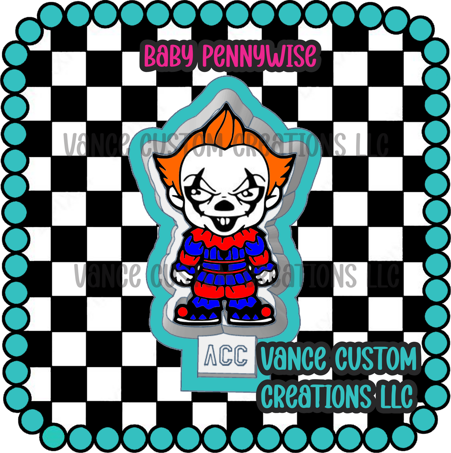 Baby Pennywise Freshie Mold
