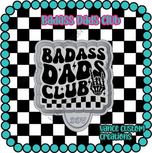 Badass Dads Club Freshie Mold