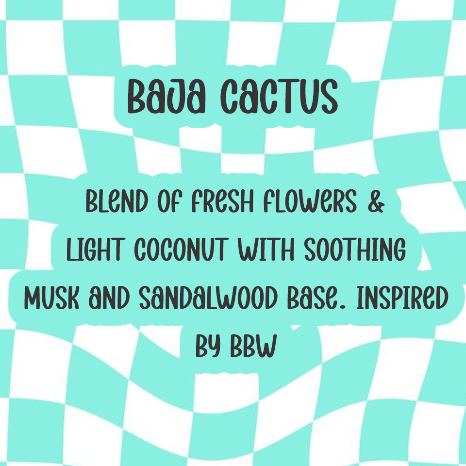 Baja Cactus Scented Wax