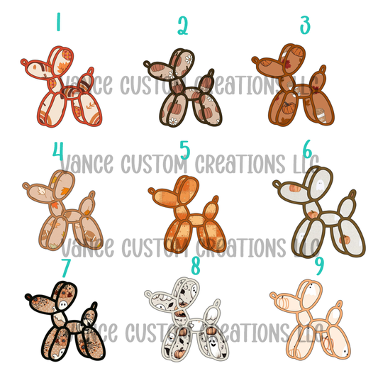 Balloon Dog-Fall Cardstock