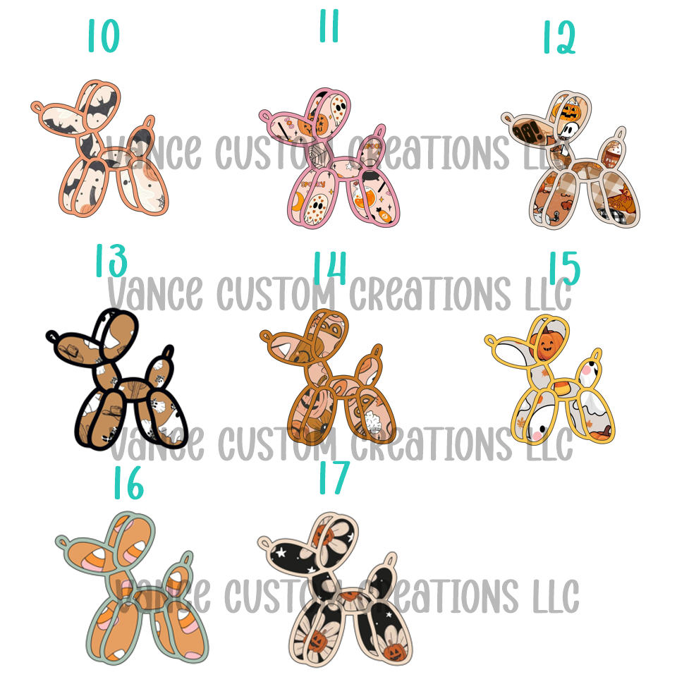 Balloon Dog-Fall Cardstock