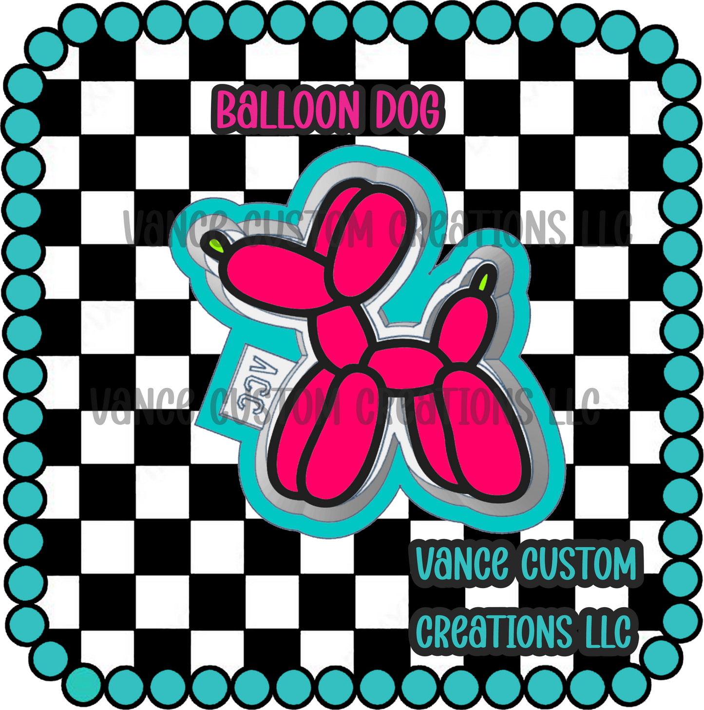 Balloon Dog Freshie Mold