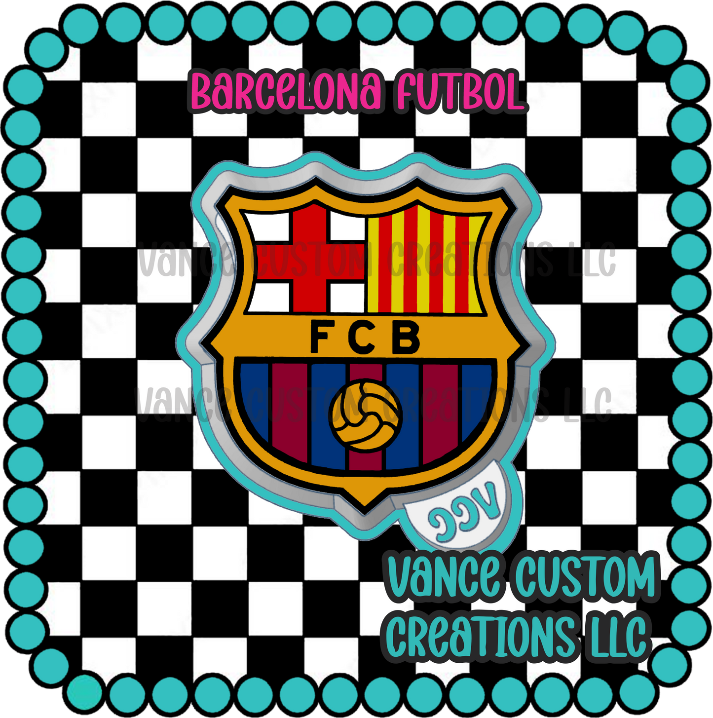 Barcelona Futbol Freshie Mold