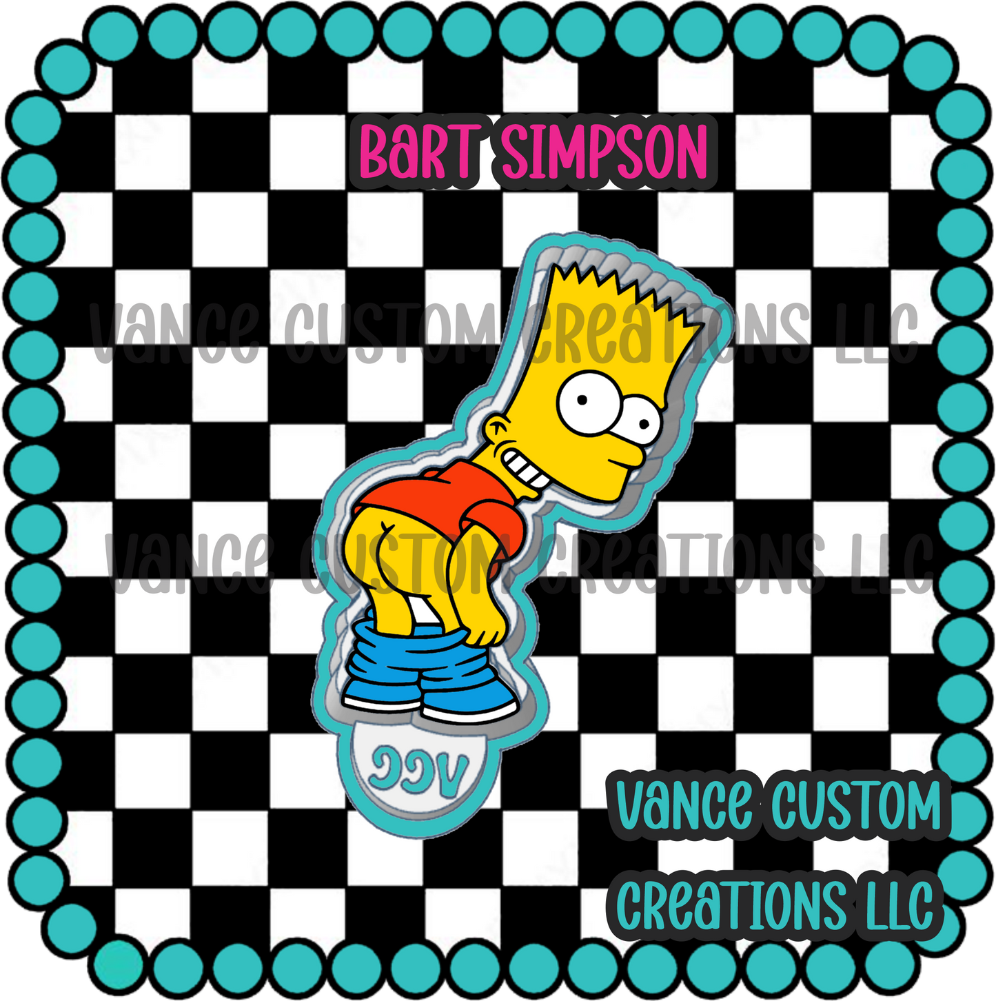 Bart Simpson Freshie Mold