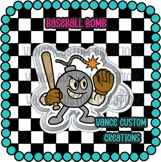Baseball Bomb Freshie Mold