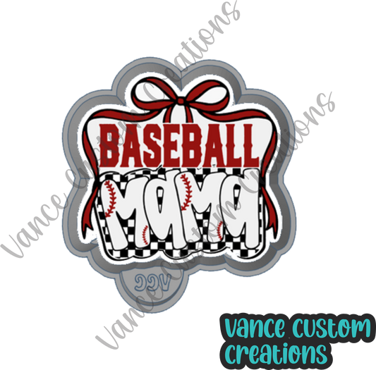 Baseball Mama Freshie Mold