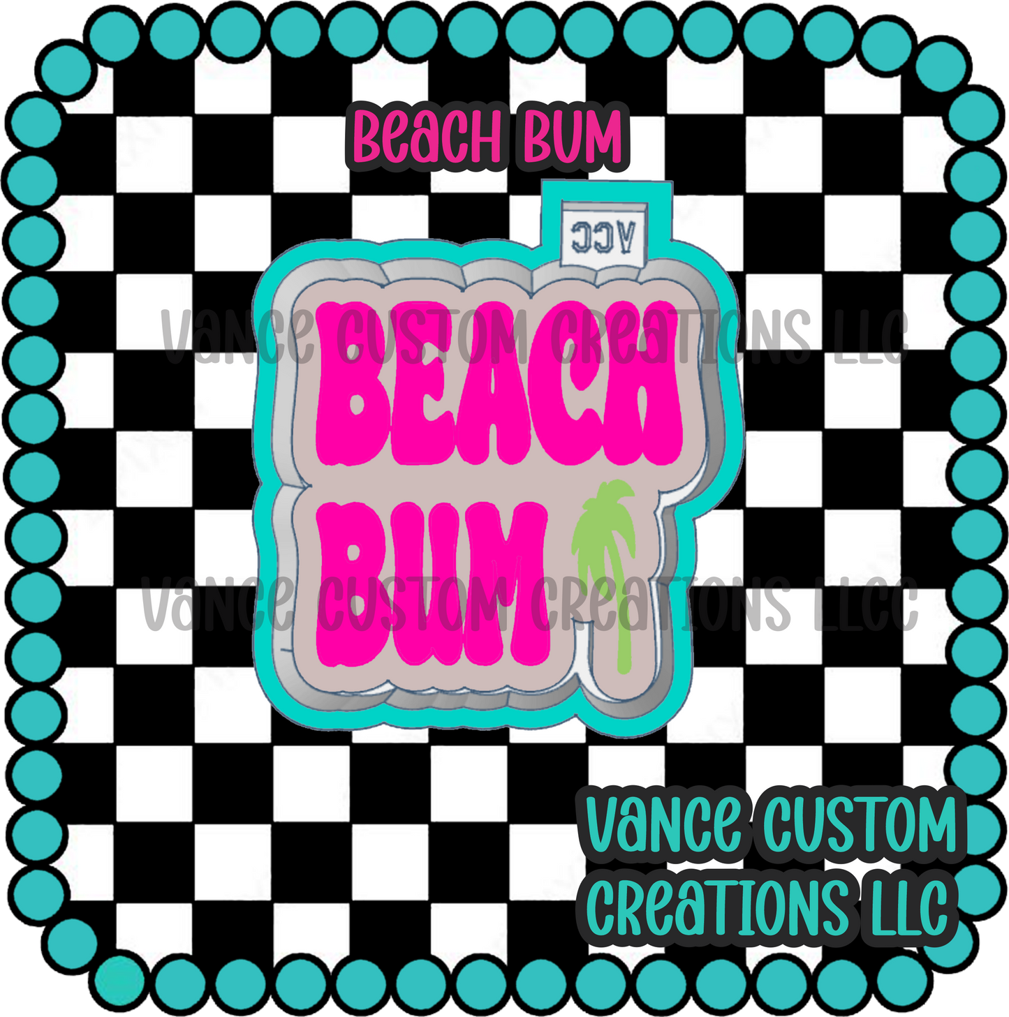Beach Bum Freshie Mold