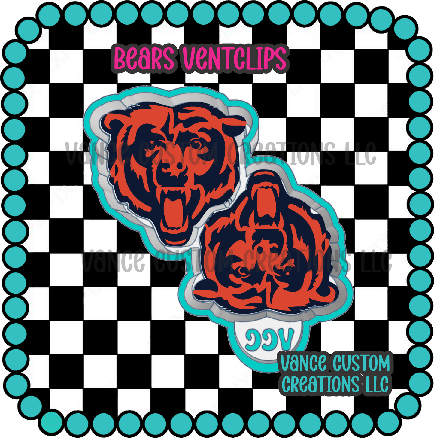 Bears Ventclips Freshie Mold