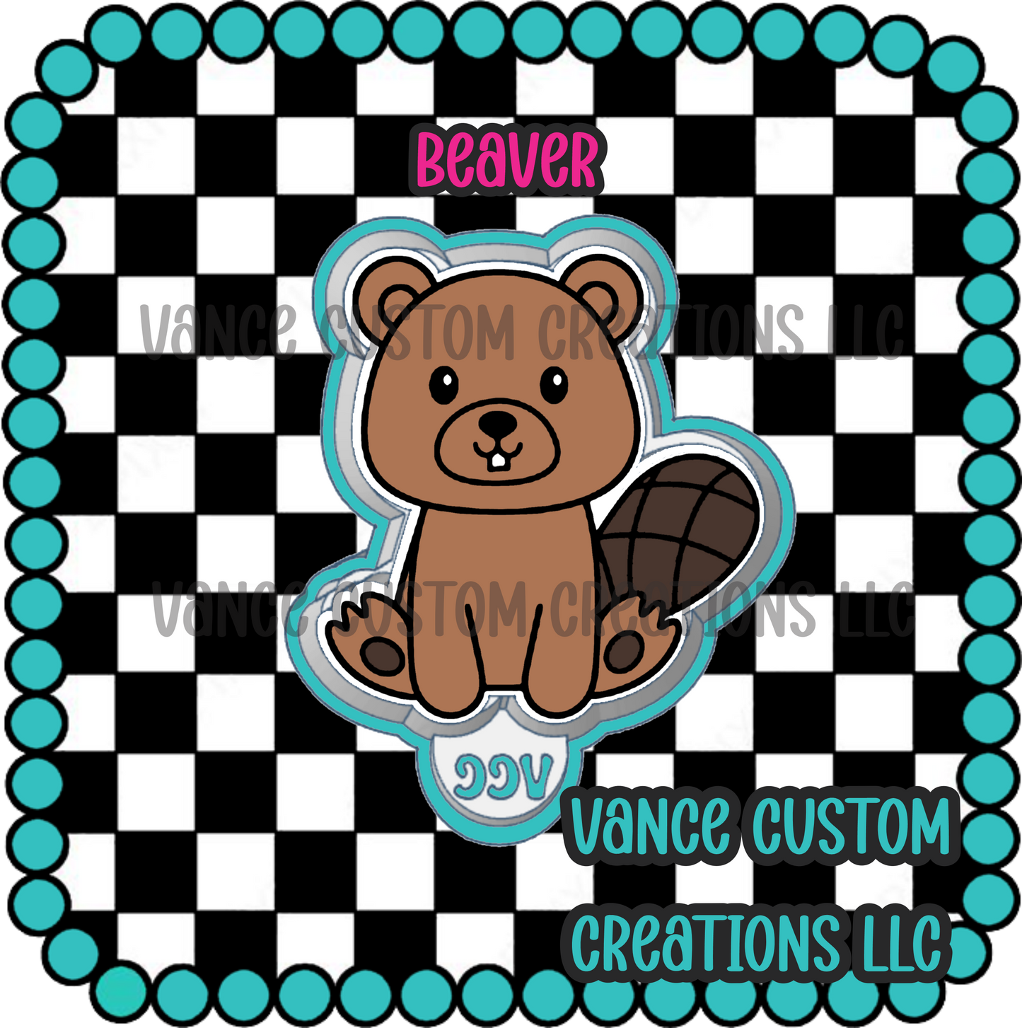 Beaver Freshie Mold