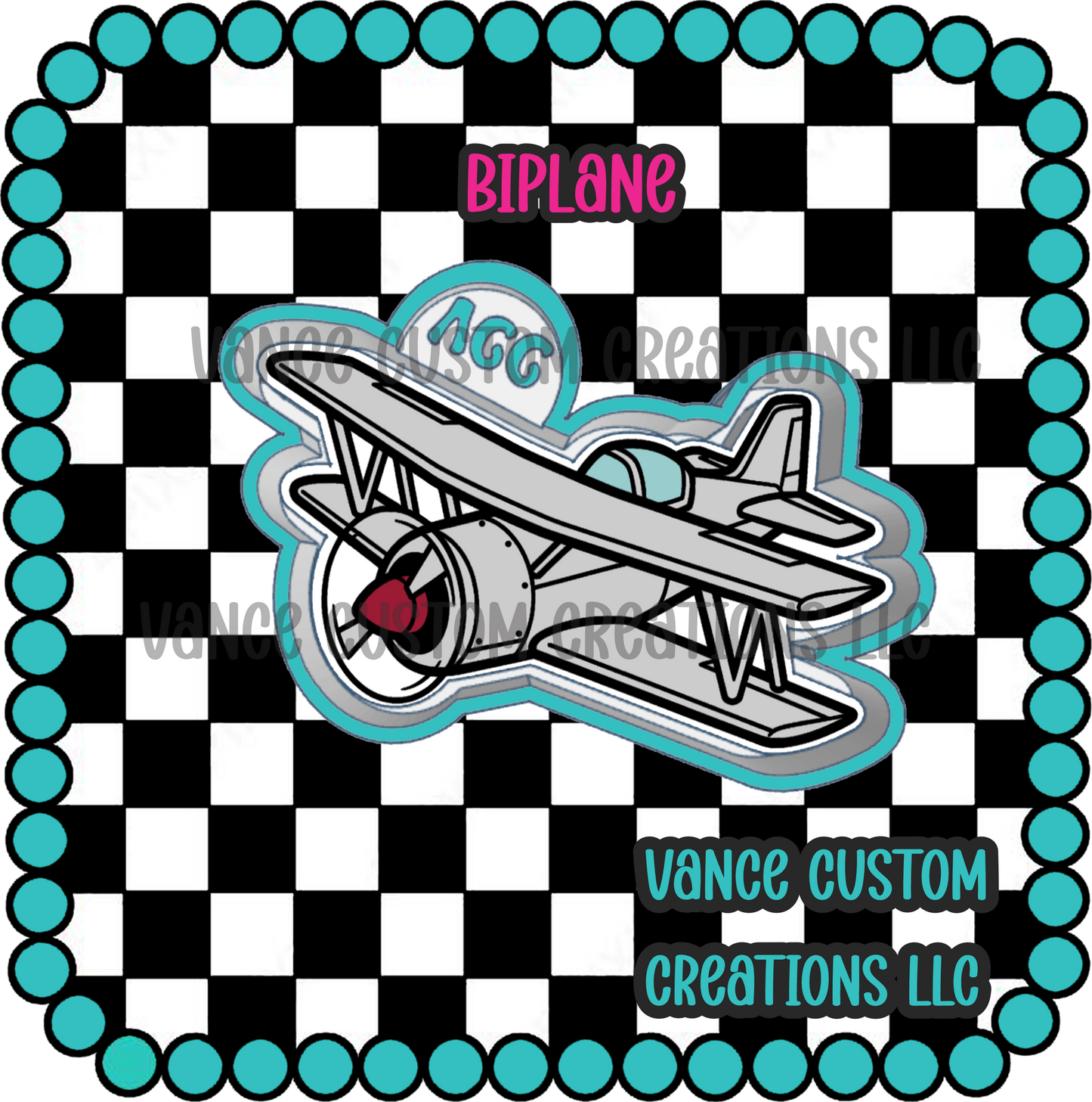 Biplane Freshie Mold