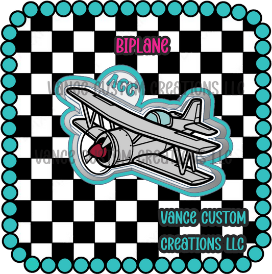 Biplane Freshie Mold