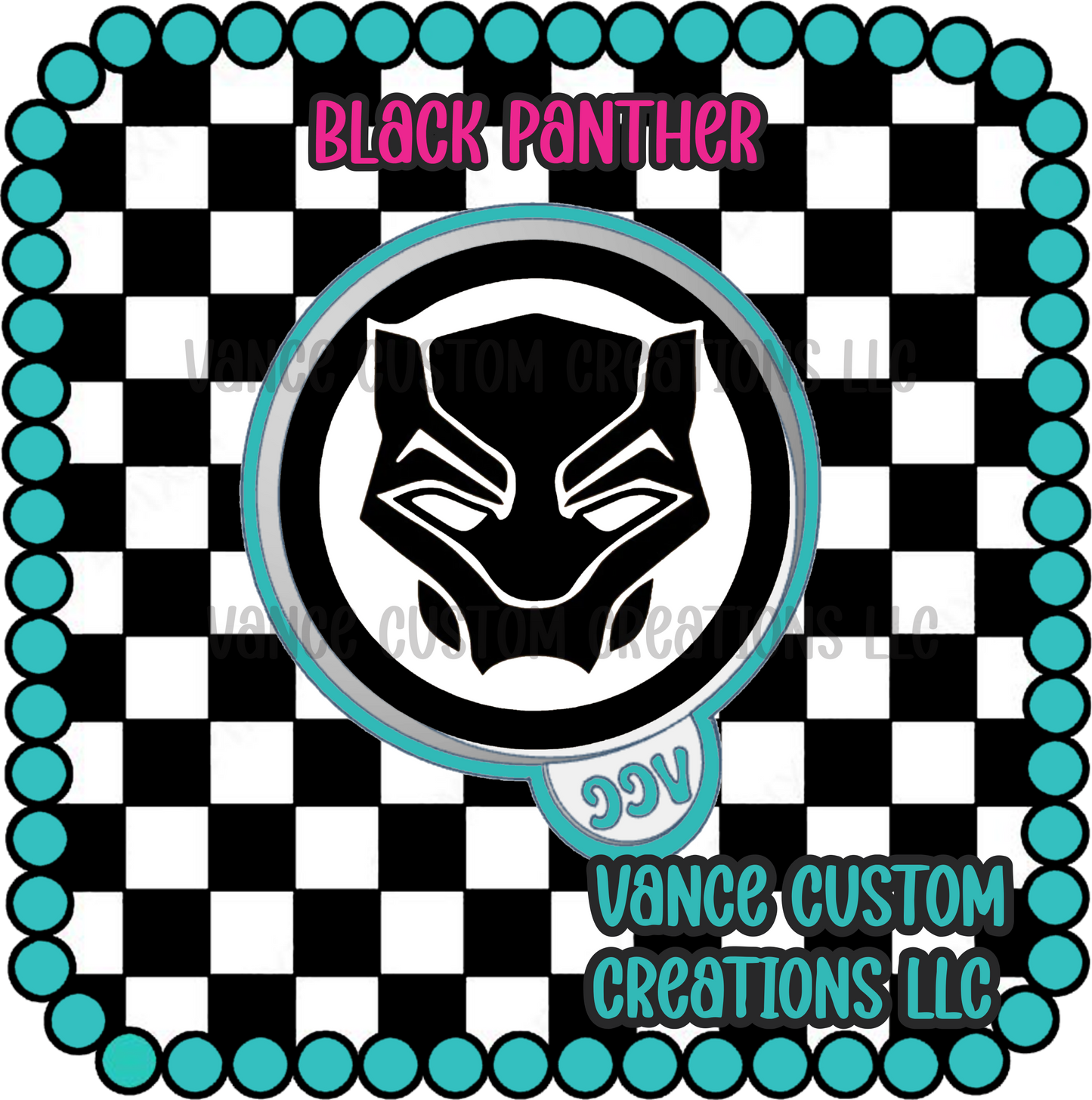 Black Panther Freshie Mold