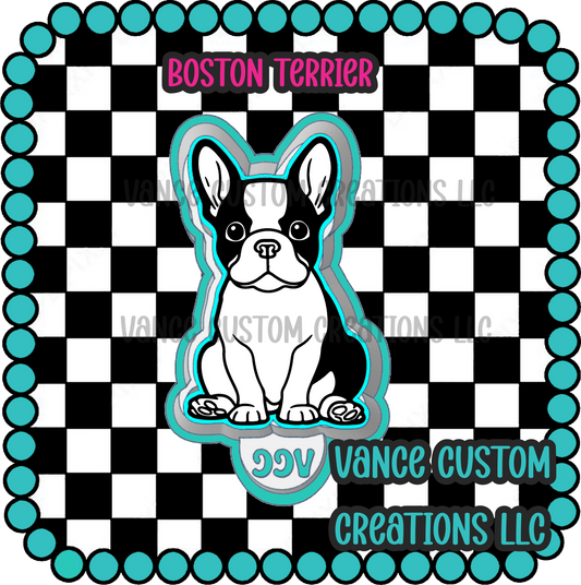Boston Terrier Freshie Mold