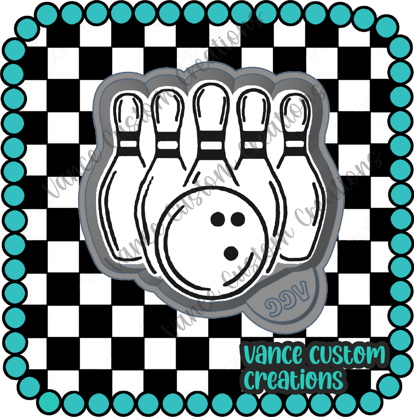 Bowling Freshie Mold