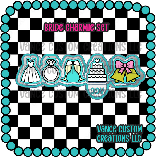 Bride Charmie Mold Set