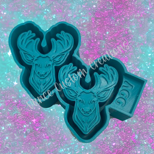 Buck Deer Ventclips Mold