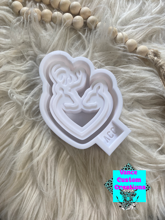 Buck and Doe Freshie Mold