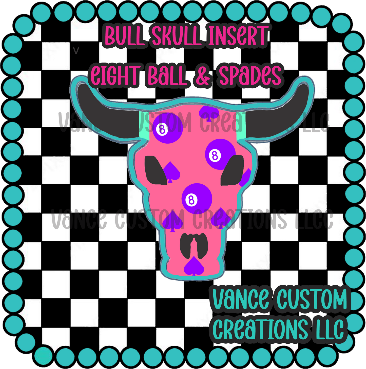 Bull Skull (Blank) Inserts