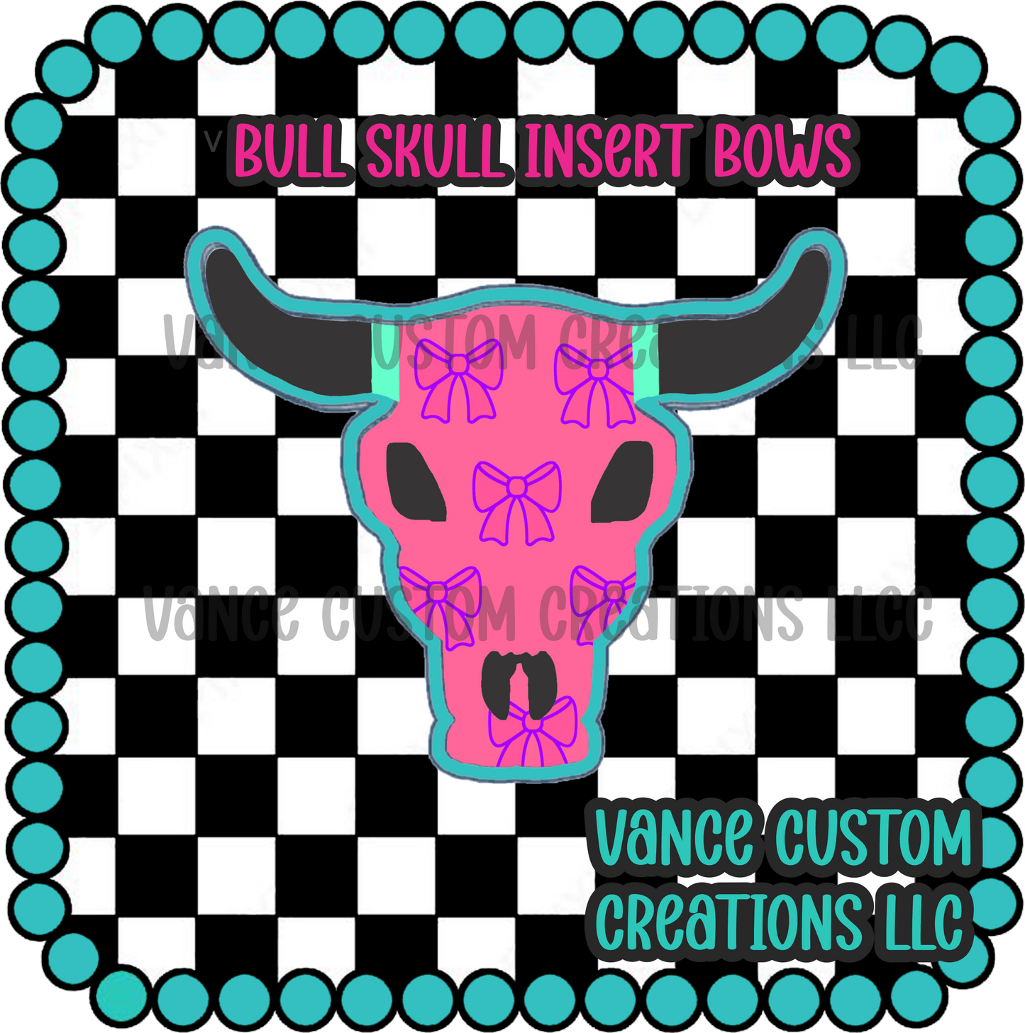 Bull Skull (Blank) Inserts