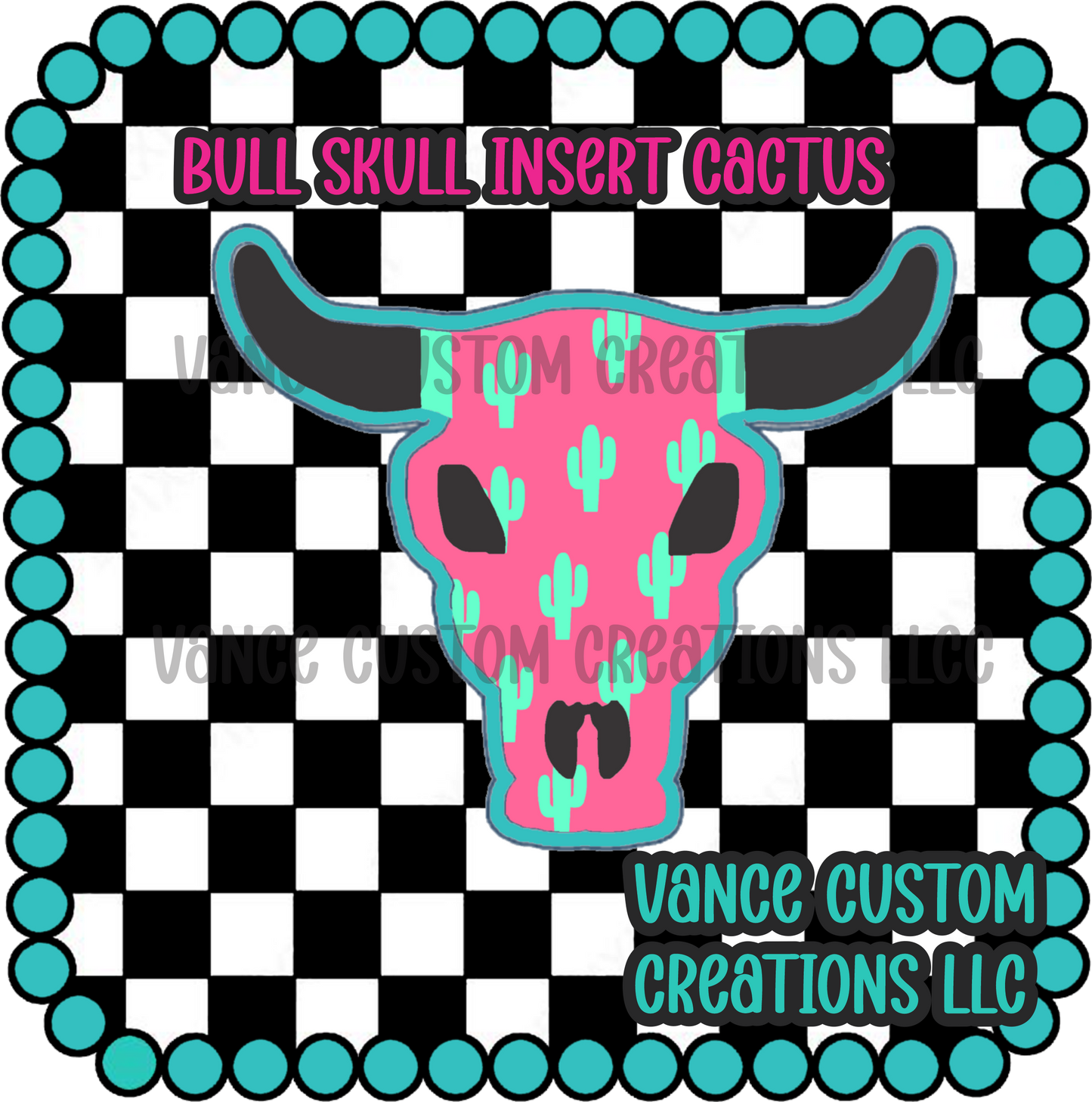 Bull Skull (Blank) Inserts