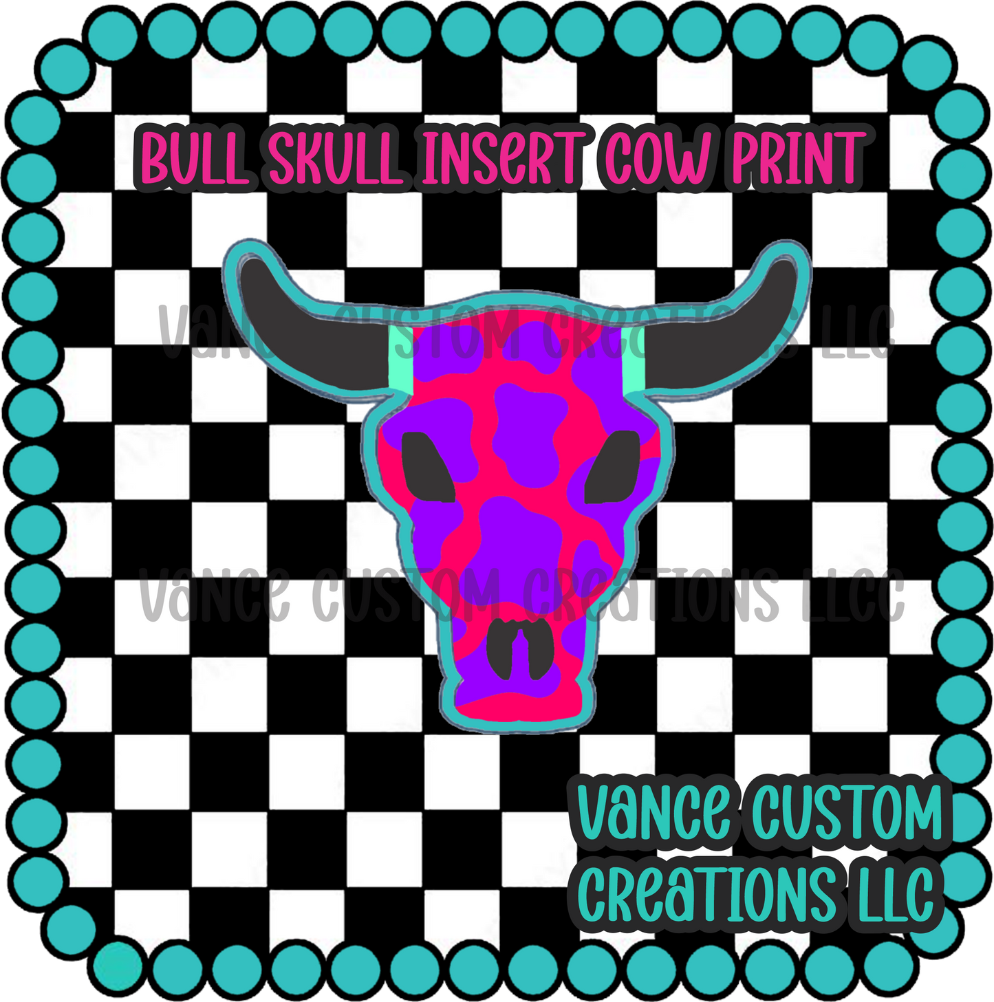Bull Skull (Blank) Inserts