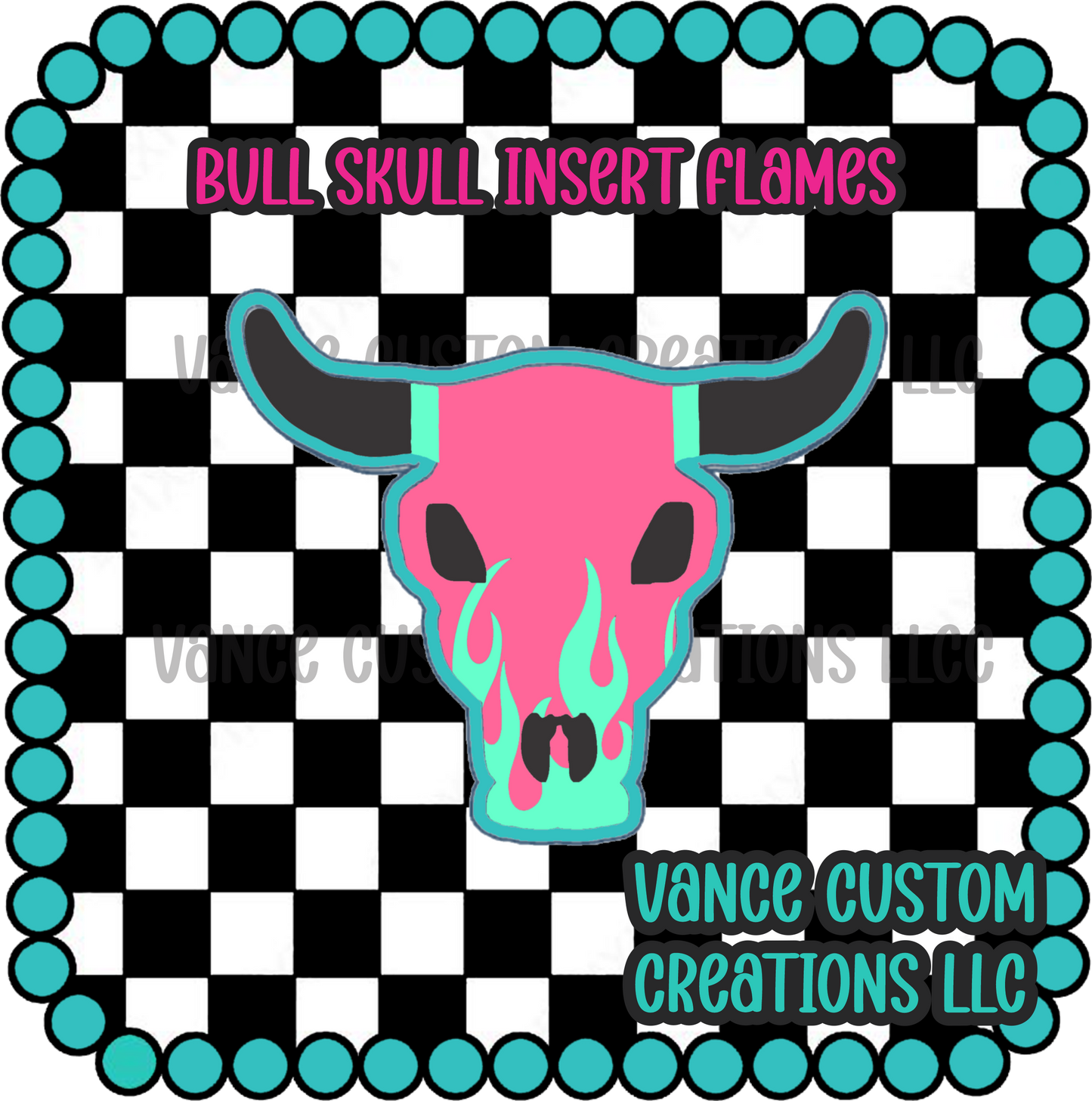 Bull Skull (Blank) Inserts